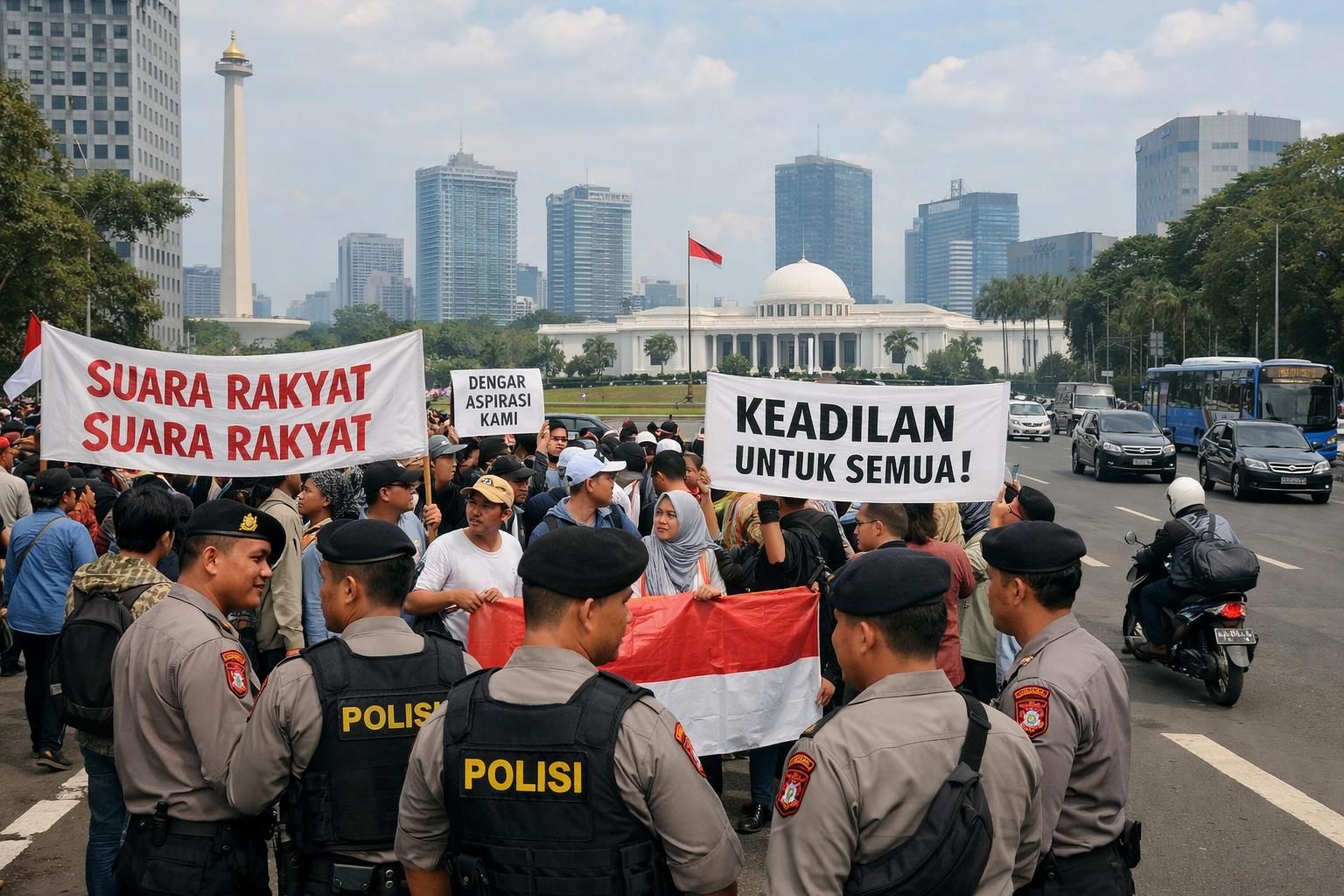 pemerintah menegaskan komitmen kuat untuk menjaga stabilitas nasional di tengah tantangan dan dinamika global, memastikan kenyamanan dan keamanan masyarakat di jakarta.