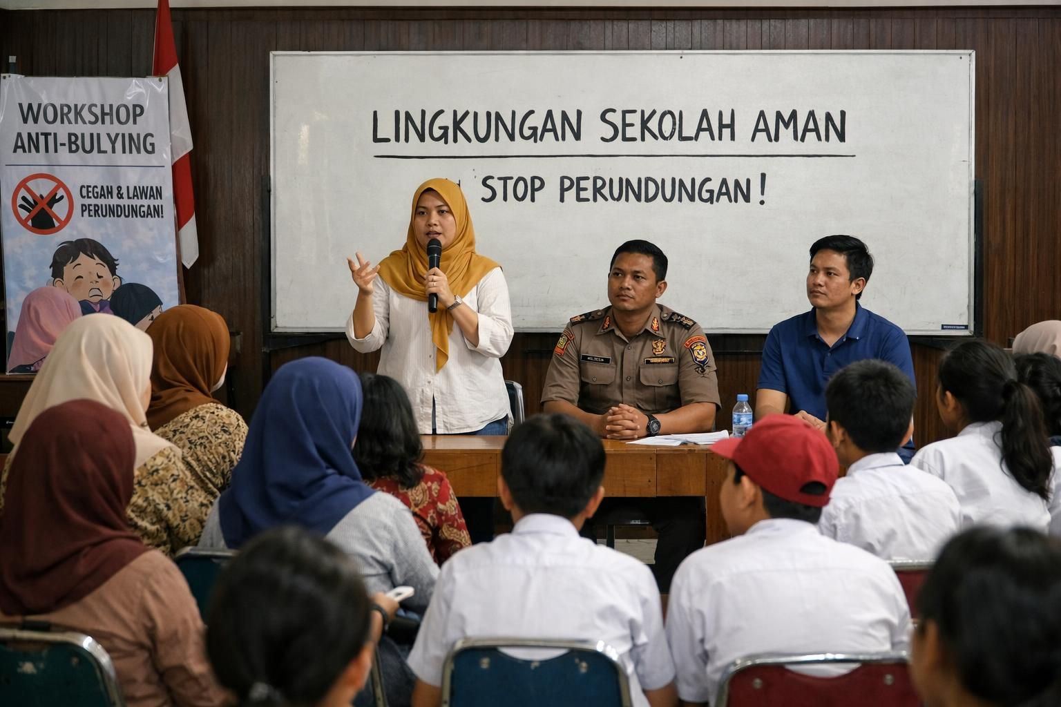 program anti-perundungan diluncurkan di beberapa sekolah di jakarta untuk menciptakan lingkungan belajar yang aman dan nyaman bagi siswa.