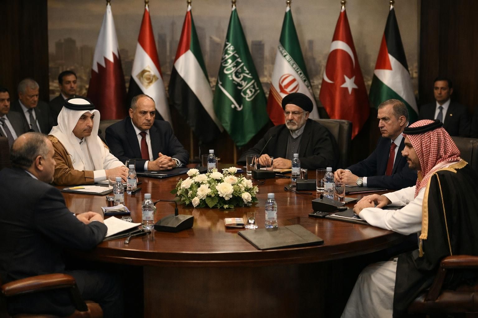 qatar memperkuat perannya dalam pembicaraan diplomatik regional untuk meningkatkan kerja sama dan stabilitas di kawasan.