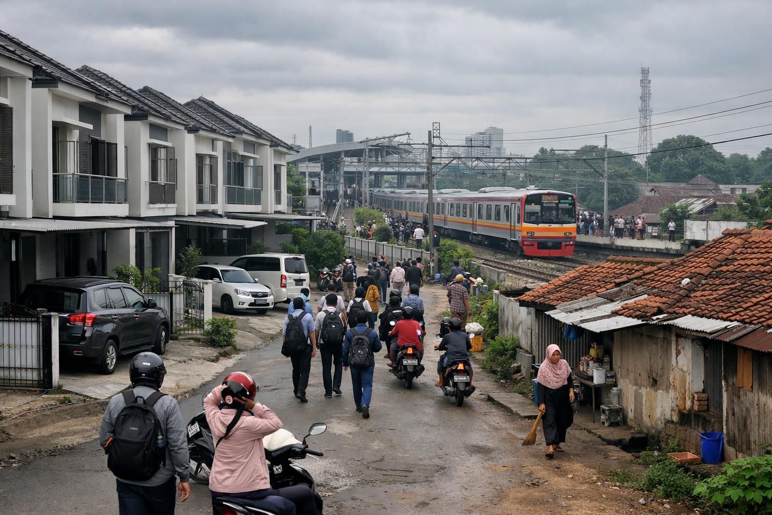 tren perpindahan warga ke kawasan pinggiran jakarta mengubah pola sosial sekitar kota, mempengaruhi dinamika komunitas dan perkembangan wilayah.