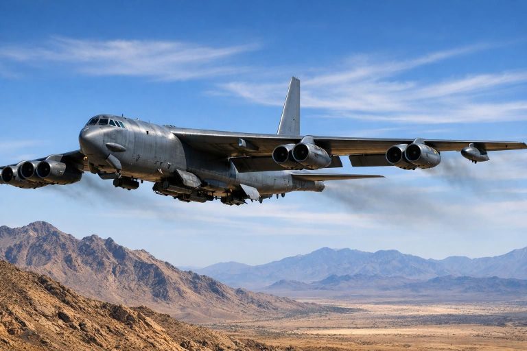as menggunakan bombardir b-52 untuk pertama kali sejak serangan ke iran, menunjukkan peningkatan kesiapan militer dalam menghadapi potensi ancaman regional.