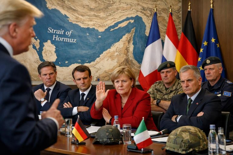 eropa dengan tegas menolak permintaan trump untuk mengirim pasukan ke selat hormuz, menegaskan sikap diplomatik yang berhati-hati dalam menghadapi ketegangan regional.