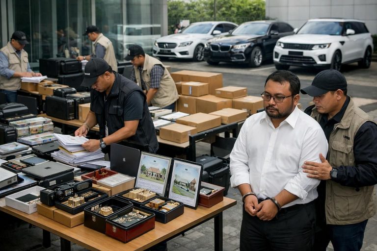 kpk menyita aset senilai lebih dari rp 100 miliar dalam kasus kuota haji, selain menahan yaqut sebagai bagian dari penyelidikan.