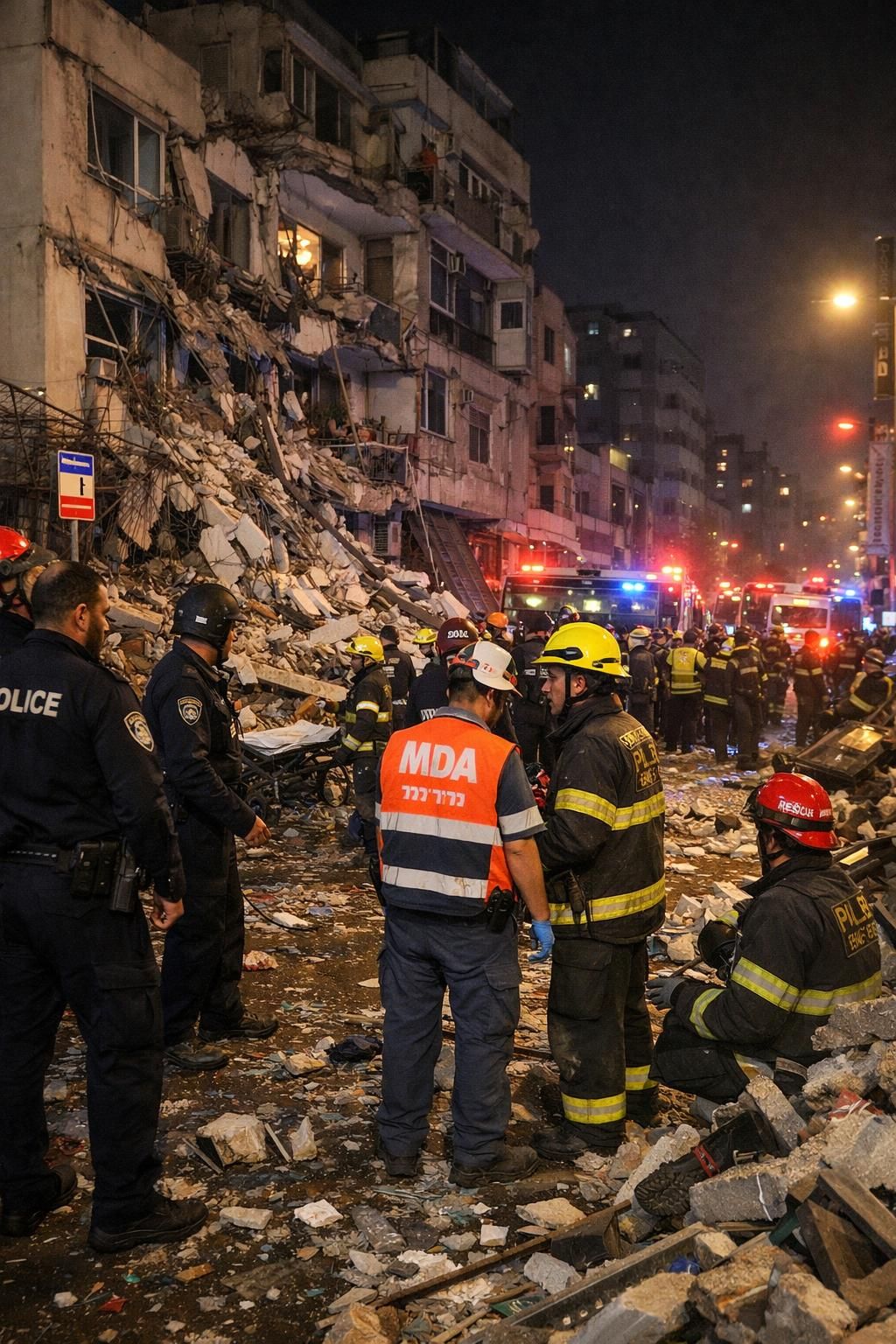 serangan rudal iran kembali menghantam israel, menyebabkan bangunan runtuh dan jalanan dipenuhi puing. ikuti perkembangan terbaru dan dampak serangan ini di wilayah tersebut.