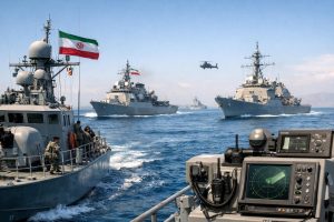 as mulai blokade selat hormuz; pakar militer dan intelijen ui menegaskan bahwa iran bukan negara yang mudah diintimidasi.