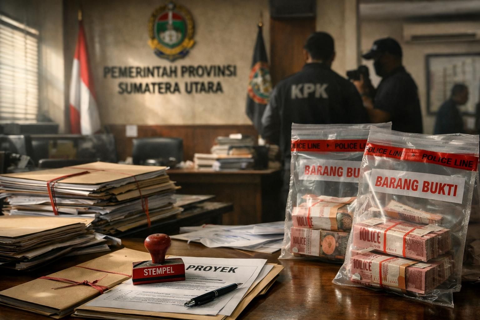 bupati langkat resmi ditetapkan sebagai tersangka oleh kpk setelah terbukti menerima suap sebesar rp 800 juta, liputan lengkap hanya di detiknews.