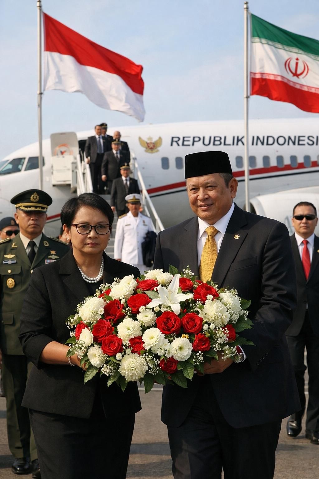 kemenlu merespons kritik terkait dino: menteri luar negeri dan ketua mpr siap menghadiri pemakaman khamenei, menunjukkan komitmen diplomatik indonesia.