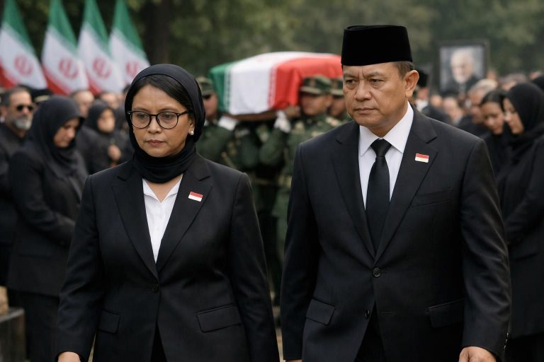 kemenlu menanggapi kritik terhadap dino: menteri luar negeri dan ketua mpr siap menghadiri pemakaman khamenei sebagai bentuk penghormatan dan hubungan diplomatik.
