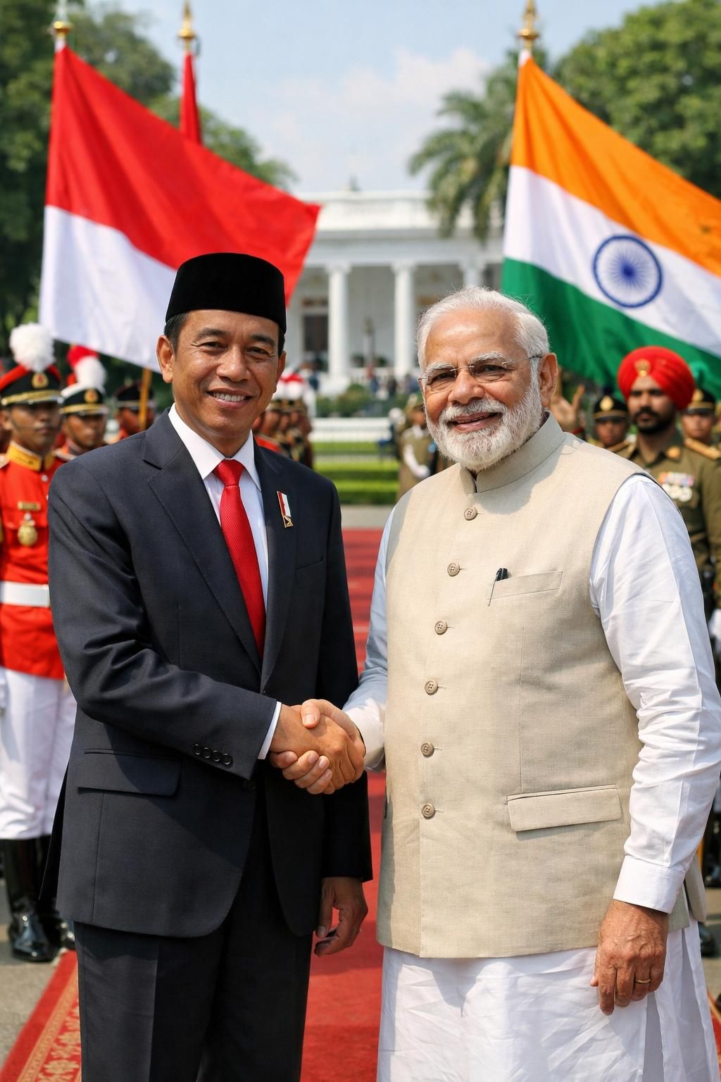 prabowo mengadopsi berbagai kebijakan perdana menteri india dengan izin resmi, menegaskan bahwa dia tidak dapat dituduh melanggar aturan menurut laporan detiknews.