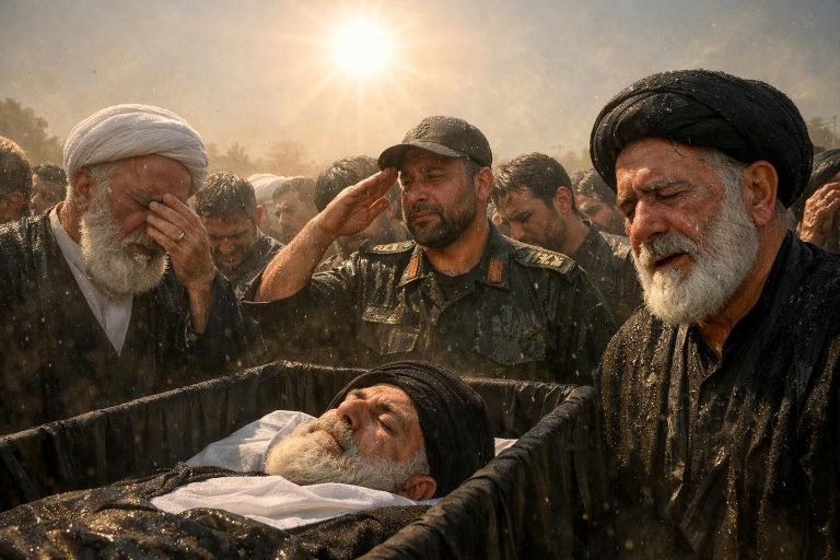 terik matahari yang membakar membuat pelayat basah kuyup saat memberikan penghormatan terakhir kepada ayatollah ali khamenei, liputan lengkap hanya di detiknews.