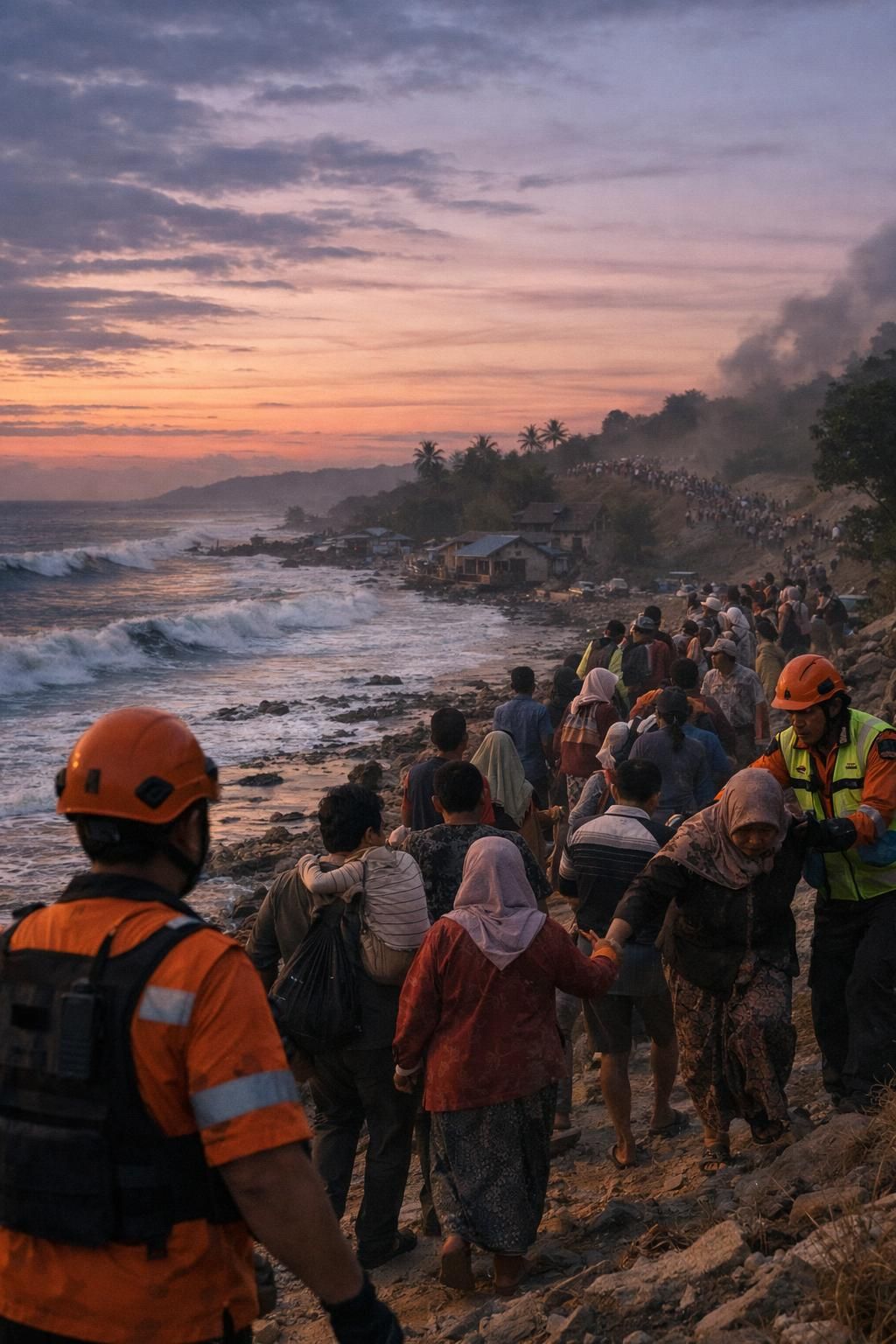 analisis penyebab gempa bumi berkekuatan m 7 di nusa tenggara timur yang memicu tsunami dan guncangan kuat hingga sulawesi selatan, dilaporkan oleh detiknews.