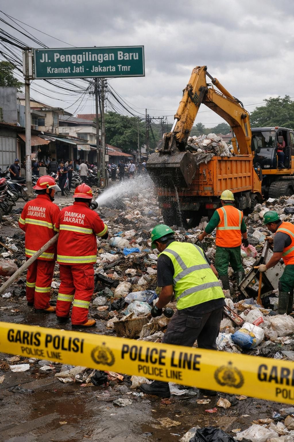 pemerintah provinsi siap menutup tempat pemungutan suara ilegal di lokasi kejadian petugas pemadam kebakaran meninggal di jakarta timur untuk memastikan keamanan dan ketertiban.
