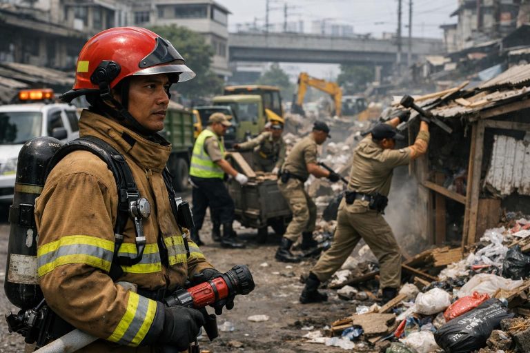 pemprov jakarta siap menutup tps ilegal di lokasi tragedi dimana petugas damkar meninggal di jaktim, guna memastikan keselamatan dan ketertiban masyarakat.